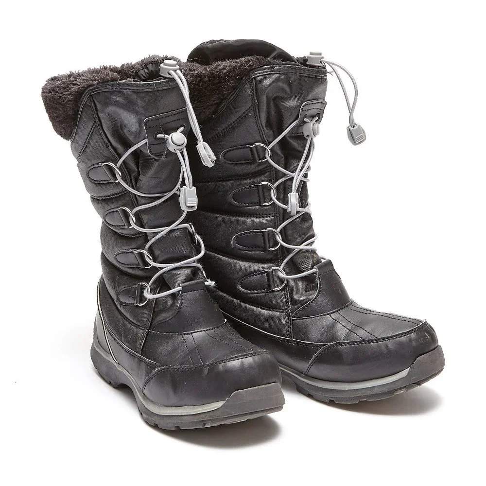 Lands' End Insulated Winter Snow Boots Size 4 excellent condition